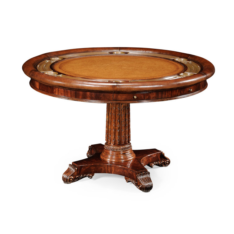 Jonathan Charles Fine Furniture Buckingham 52" Mahogany Poker Table